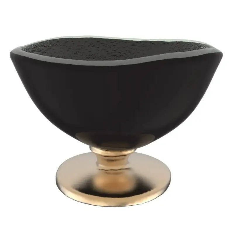 My Glass Studio Dessert Bowl, Black - Set of 10 - Dia: 10 cm, H: 7 cm My Glass Studio Dessert Bowl, Black - Set of 10 - Dia: 10 cm, H: 7 cm