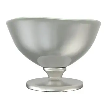 My Glass Studio Nut Bowl, Grey - Set of 10 - Dia: 10 cm, H: 7 cm