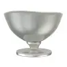 My Glass Studio Nut Bowl, Grey - Set of 10 - Dia: 10 cm, H: 7 cm