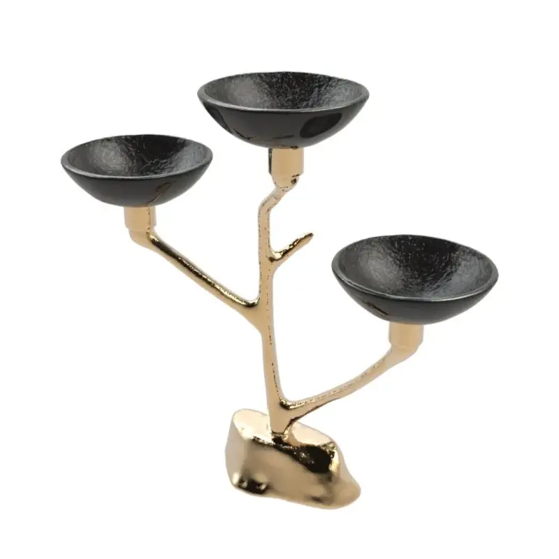My Glass Studio Nut Bowl, Black - Set of 4 - 37.0 x 15.0 x 34 cm