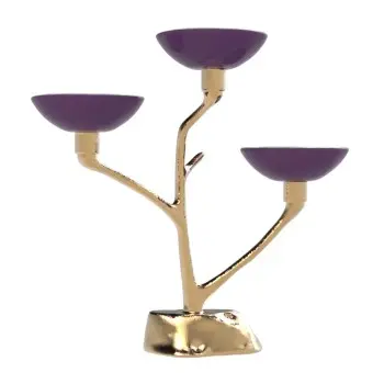 My Glass Studio Nut Bowl, Purple - Set of 4 - 37.0 x 15.0 x 34 cm