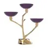 My Glass Studio Nut Bowl, Purple - Set of 4 - 37.0 x 15.0 x 34 cm