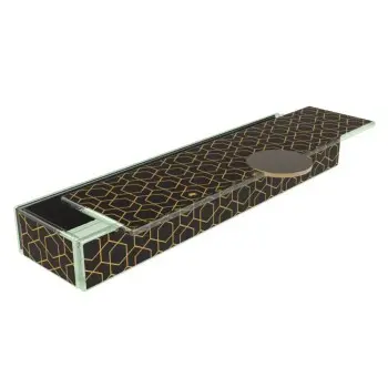 My Glass Studio Bento Box, Black - Set of 8 - 28.0 x 9.3 x 4 cm