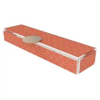 My Glass Studio Bento Box, Red - Set of 8 - 28.0 x 9.3 x 4 cm