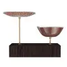 My Glass Studio Nut Bowl, Dark Red - Set of 4 - 17.5 x 8.0 x 15.0 cm