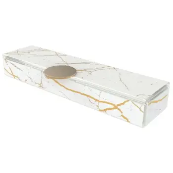 My Glass Studio Bento Box, White - Set of 8 - 28.0 x 9.3 x 4 cm