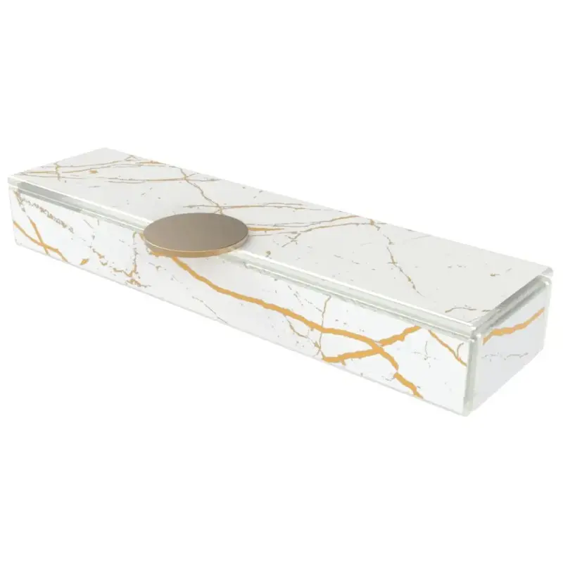 My Glass Studio Bento Box, White - Set of 8 - 28.0 x 9.3 x 4 cm