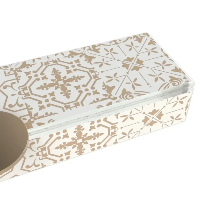 My Glass Studio Bento Box, White - Set of 8 - 28.0 x 9.3 x 4 cm