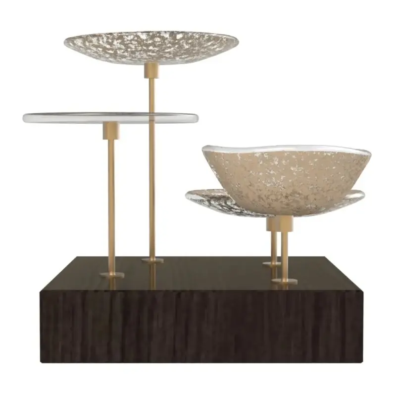 My Glass Studio Nut Bowl, Beige - Set of 4 - 21.5 x 21.5 x 19 cm My Glass Studio Nut Bowl, Beige - Set of 4 - 21.5 x 21.5 x 19 cm