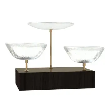 My Glass Studio Nut Bowl, Clear - Set of 4 - 17.5 x 11.0 x 15.0 cm