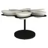 My Glass Studio Appetizer Server, Black - Set of 2 - Dia: 30 cm, H: 14 cm