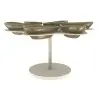 My Glass Studio Appetizer Server, Natural - Set of 2 - Dia: 30 cm, H: 14 cm