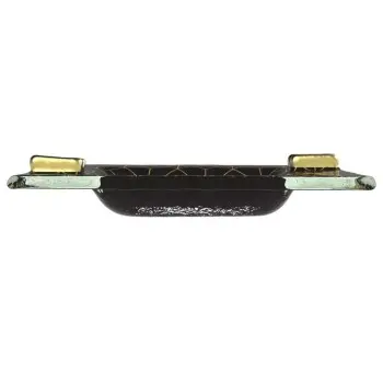My Glass Studio Ashtray, Black - Set of 6 - 13.5 x 13.5 x 2.4 cm