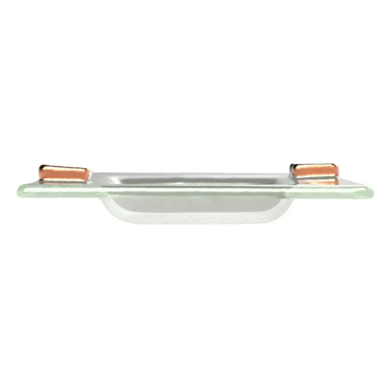 My Glass Studio Ashtray, Grey - Set of 6 - 13.5 x 13.5 x 2.4 cm