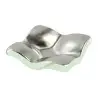 My Glass Studio Ashtray, Silver - Set of 4 - 14.0 x 14.0 x 4 cm