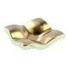 My Glass Studio Ashtray, Gold - Set of 4 - 14.0 x 14.0 x 4 cm