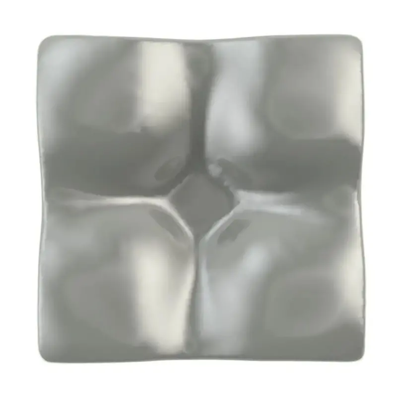 My Glass Studio Ashtray, Grey - Set of 6 - 20.0 x 20.0 x 4 cm