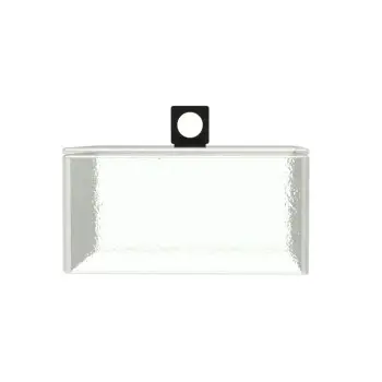 My Glass Studio Glass Food Cover, Clear - Set of 4 - 17.5 x 17.5 x 12.0 cm
