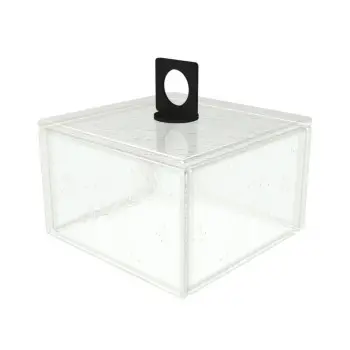 My Glass Studio Glass Food Cover, Clear - Set of 4 - 11.0 x 11.0 x 10.0 cm