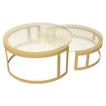My Glass Studio Gold Wedding Cake Stand, Gold - 54.0 x 33.0 x 15 cm