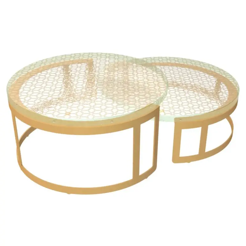 My Glass Studio Gold Wedding Cake Stand, Gold - 54.0 x 33.0 x 15 cm