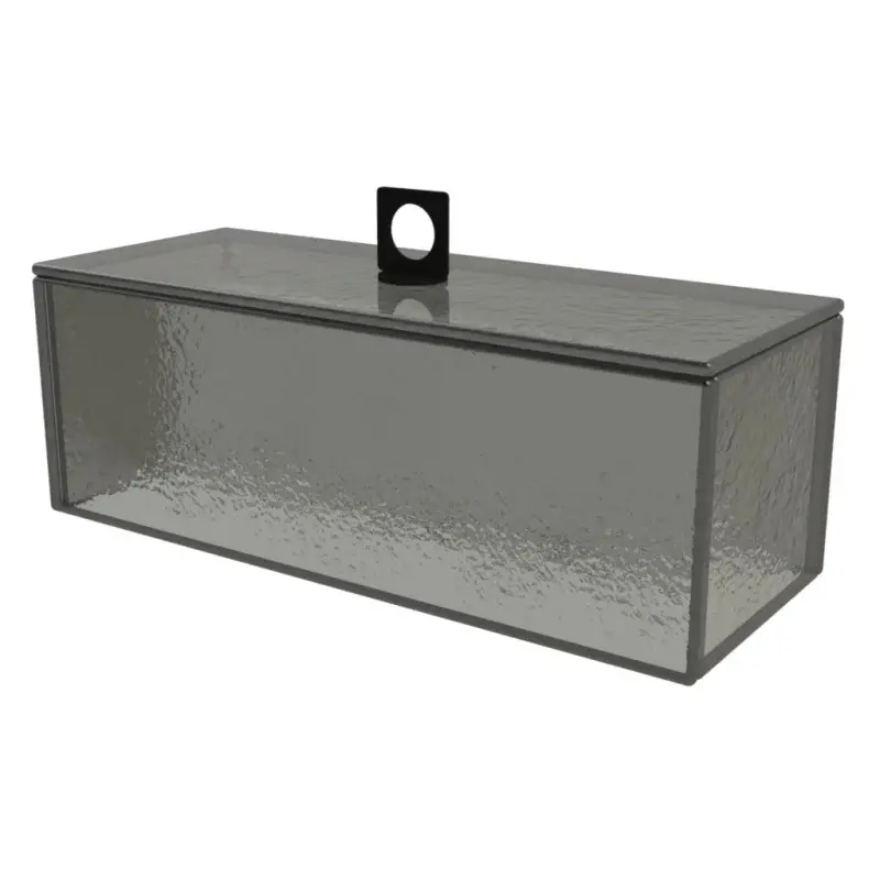 My Glass Studio Glass Food Cover, Grey - Set of 3 - 28.0 x 11.0 x 13 cm My Glass Studio Glass Food Cover, Grey - Set of 3 - 28.0 x 11.0 x 13 cm