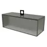 My Glass Studio Glass Food Cover, Grey - Set of 3 - 28.0 x 11.0 x 13 cm
