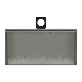 My Glass Studio Glass Food Cover, Grey - Set of 4 - 17.5 x 17.5 x 12.0 cm