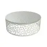 My Glass Studio Wedding Cake Stand, Grey - Set of 2 - Dia: 45 cm, H: 16 cm