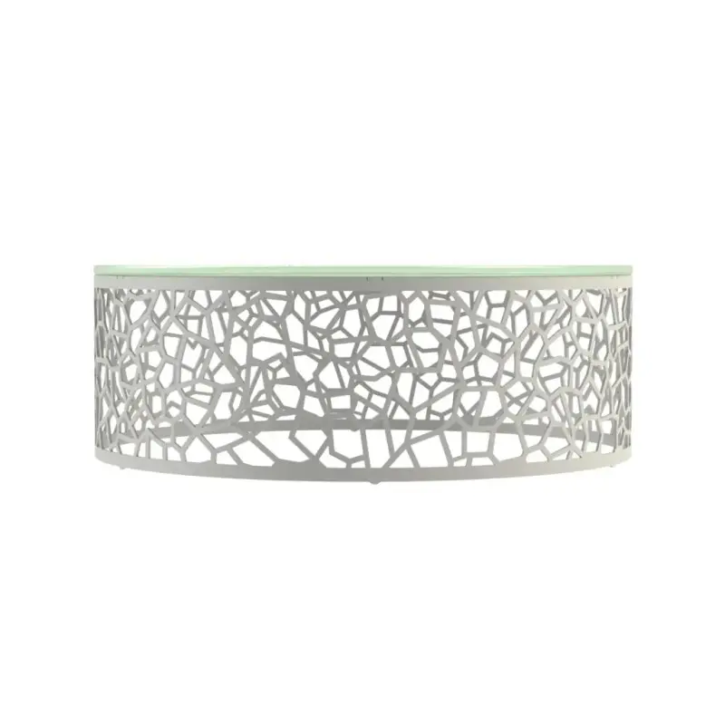 My Glass Studio Wedding Cake Stand, Grey - Set of 2 - Dia: 45 cm, H: 16 cm