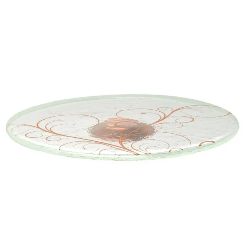 My Glass Studio Wedding Cake Stand, Copper - Set of 4 - Dia: 46 cm, H: 4 cm