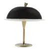 My Glass Studio Cake Stand & Dome, Black - Set of 4 - Dia: 24 cm, H: 26 cm