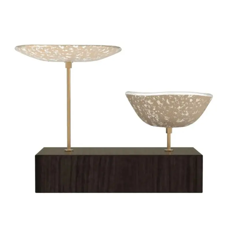 My Glass Studio Nut Bowl, Beige - Set of 4 - 17.5 x 8.0 x 15.0 cm My Glass Studio Nut Bowl, Beige - Set of 4 - 17.5 x 8.0 x 15.0 cm