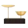 My Glass Studio Nut Bowl, Gold - Set of 4 - 17.5 x 8.0 x 15.0 cm