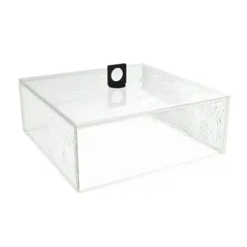 My Glass Studio Glass Food Cover, Clear - Set of 3 - 23.0 x 23.0 x 12.0 cm