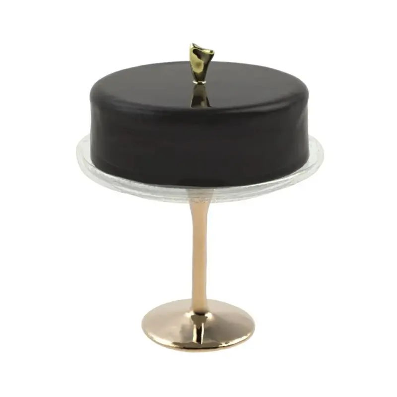 My Glass Studio Cake Stand & Dome, Black - Set of 2 - Dia: 20 cm, H: 26 cm My Glass Studio Cake Stand & Dome, Black - Set of 2 - Dia: 20 cm, H: 26 cm