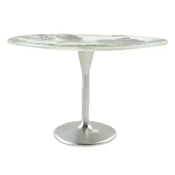 My Glass Studio Cake Stand, Grey - Dia: 24 cm, H: 15 cm