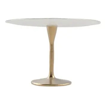 My Glass Studio Cake Stand, White - Dia: 24 cm, H: 15 cm