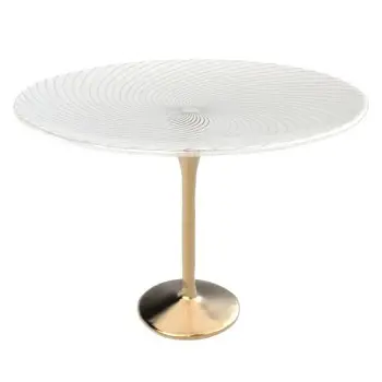 My Glass Studio Cake Stand, White - Set of 2 - Dia: 30 cm, H: 20 cm