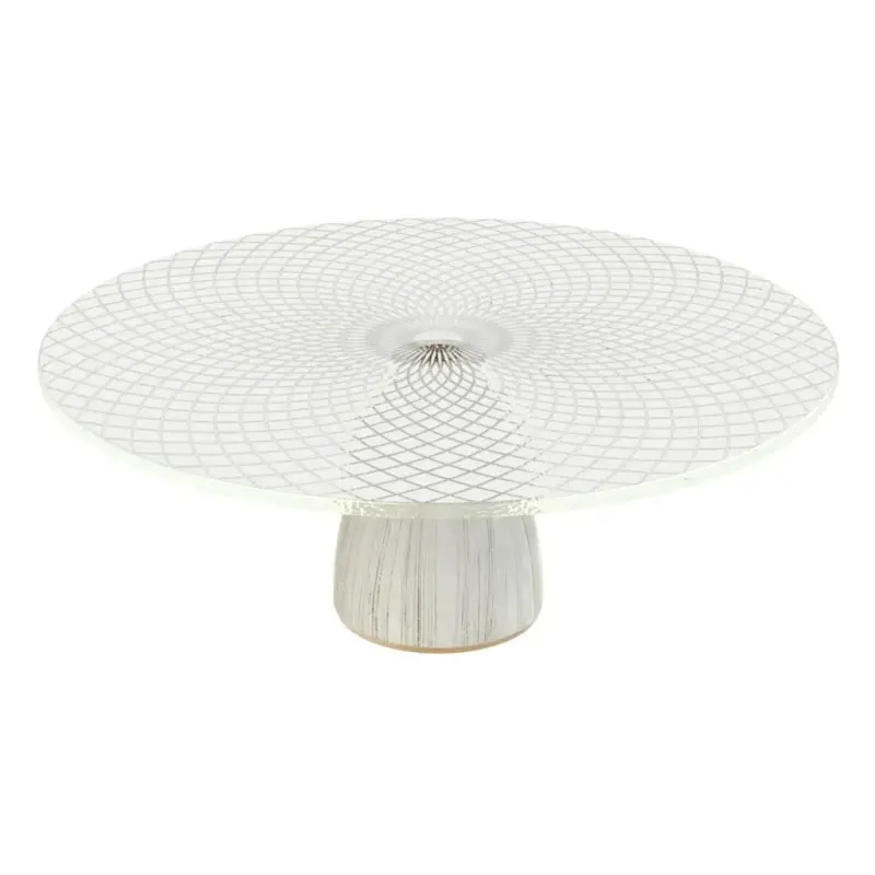 My Glass Studio Cake Stand, White - Set of 2 - Dia: 33 cm, H: 11 cm My Glass Studio Cake Stand, White - Set of 2 - Dia: 33 cm, H: 11 cm