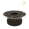 My Glass Studio Cake Pop Stand, Black - Set of 2 - Dia: 15 cm, H: 5 cm