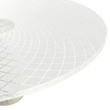 My Glass Studio Cake Stand, White - Set of 2 - Dia: 33 cm, H: 13 cm