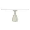 My Glass Studio Cake Stand, White - Set of 2 - Dia: 33 cm, H: 13 cm