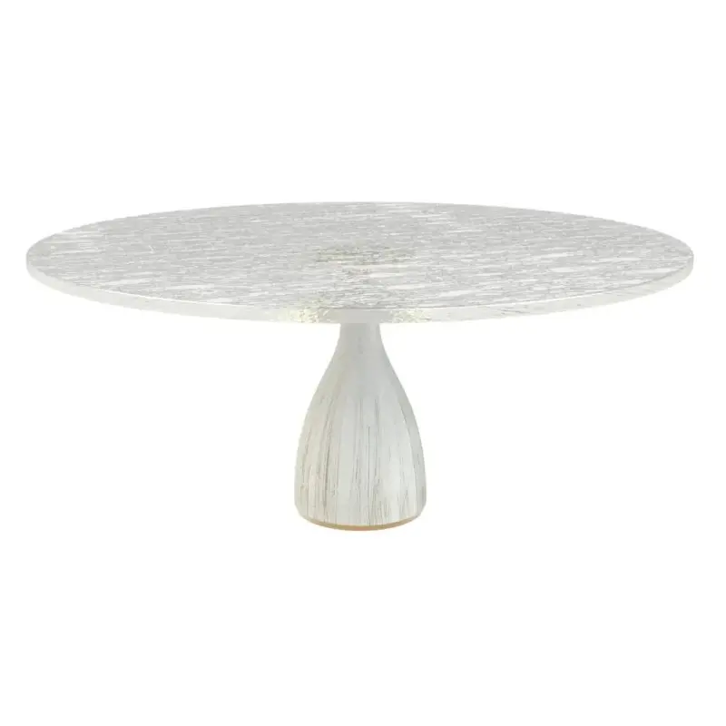 My Glass Studio Cake Stand, White - Set of 2 - Dia: 33 cm, H: 13 cm