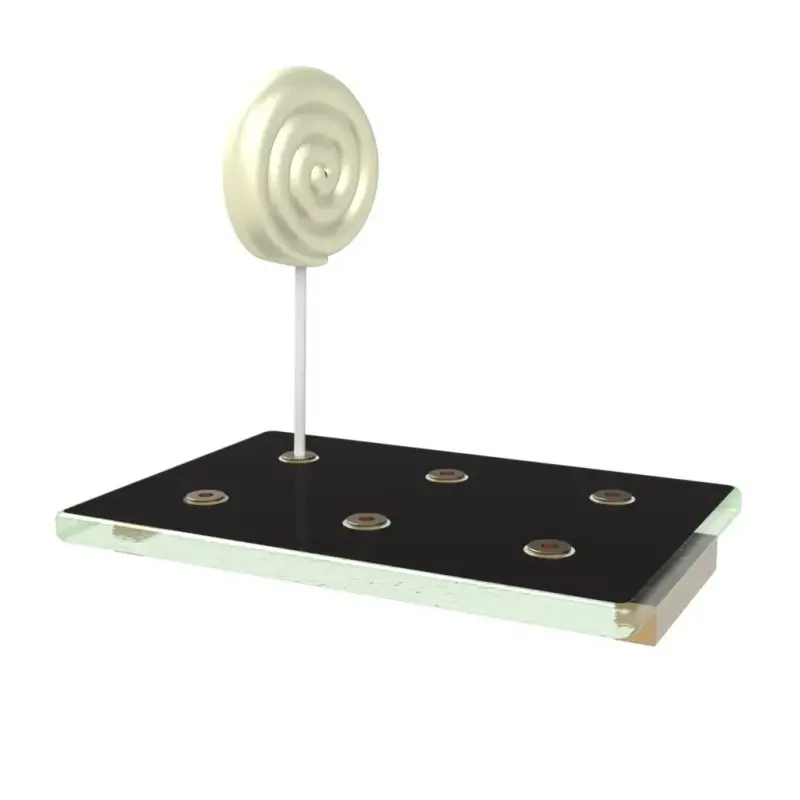 My Glass Studio Cake Pop Stand, Black - Set of 4 - 16.0 x 11.0 x 1.8 cm