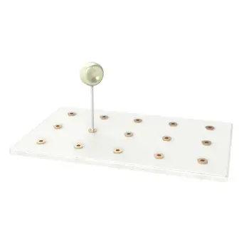 My Glass Studio Cake Pop Stand, White - Set of 12 - 26.0 x 16.0 x 1 cm
