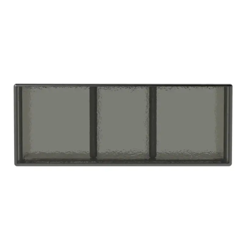 My Glass Studio Sugar Caddy, Grey - Set of 4 - 14.3 x 6.0 x 5 cm