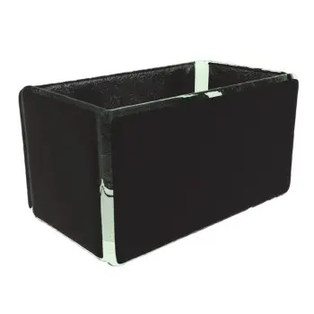 My Glass Studio Sugar Caddy, Black - Set of 6 - 10.5 x 6.2 x 5 cm