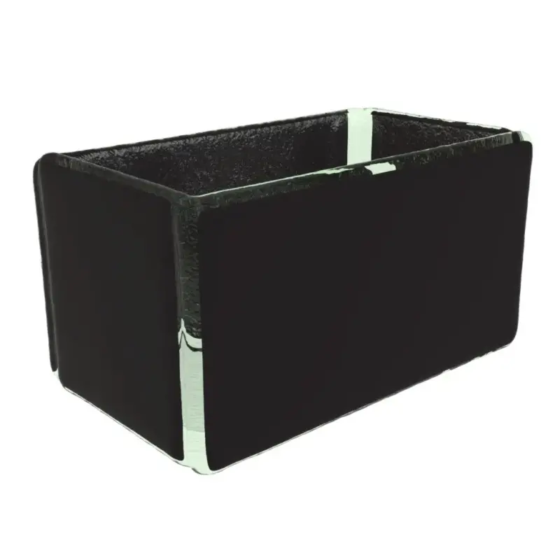 My Glass Studio Sugar Caddy, Black - Set of 6 - 10.5 x 6.2 x 5 cm