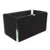 My Glass Studio Sugar Caddy, Black - Set of 6 - 10.5 x 6.2 x 5 cm